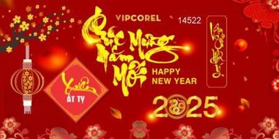 File PSD File backdrop phông chúc mừng năm mới tết 2025 ất tỵ TET2031 (bản gốc) đã tách nền