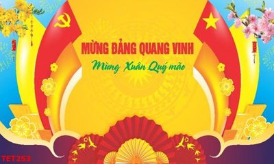 File gốc file in baner tết 2023 phông tết tất niên khai xuân TET253 (cho in UV) siêu nét