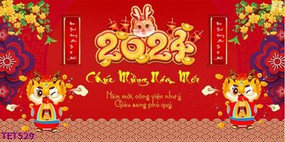 Tải file file in baner tết 2023 phông tết tất niên khai xuân TET529 (ảnh gốc) in tráng gương
