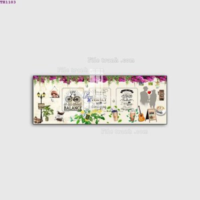 File tranh File gốc in tranh tổng hợp TH1103 (gốc) phong cách tối giản