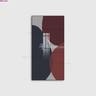 File gốc File gốc in tranh tổng hợp TH1202 (in lụa) họa tiết 3D