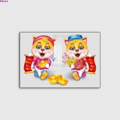 File tranh File gốc in tranh tổng hợp TH164 (bản gốc) in lụa 5D