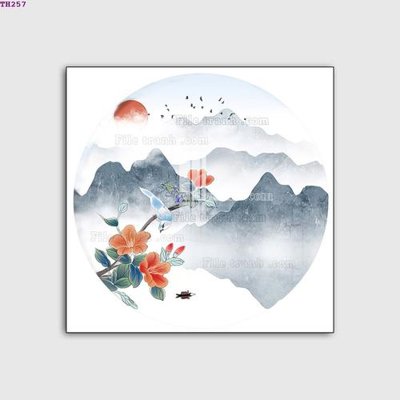 File gốc File gốc in tranh tổng hợp TH257 (ảnh chi tiết) để in lụa