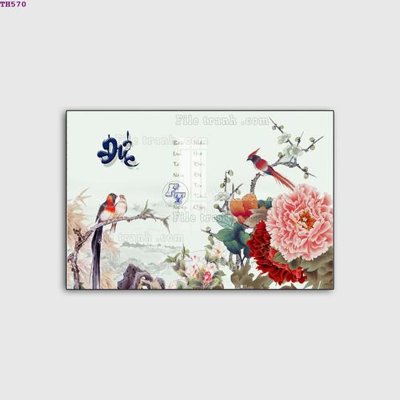 Cung cấp file tranh gốc File gốc in tranh tổng hợp TH570 độc quyền