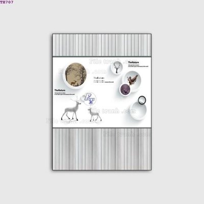File gốc File gốc in tranh tổng hợp TH707 (vector) cho in ấn