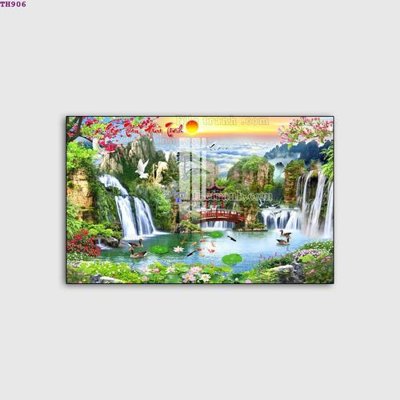 File PSD in ấn File gốc in tranh tổng hợp TH906 (chất lượng cao)