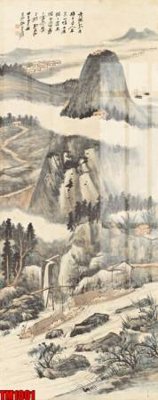 File PSD File tranh thủy mặc trung quốc TM1001 (chất lượng in ấn)