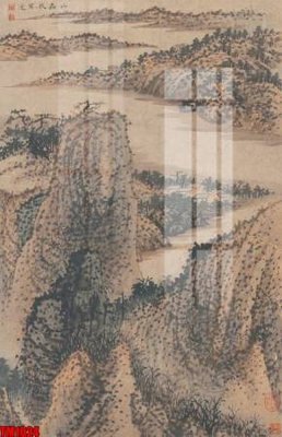 File gốc in ấn File tranh thủy mặc trung quốc TM1024 (sẵn sàng tải về)