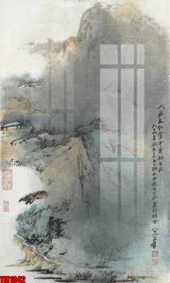 File tranh gốc File tranh thủy mặc trung quốc TM1042 (bản quyền) Filetranh.com