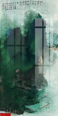 File ảnh gốc File tranh thủy mặc trung quốc TM1086 (chuyên in mica)