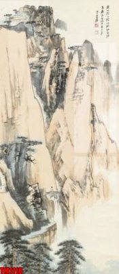 File tranh File tranh thủy mặc trung quốc TM1118 (gốc) chủ đề trừu tượng