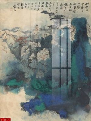 File tranh gốc File tranh thủy mặc trung quốc TM1133 (sắc nét từng chi tiết)
