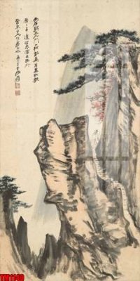 File gốc File tranh thủy mặc trung quốc TM1140 (in lụa) trang trí tường