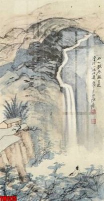 File tranh File tranh thủy mặc trung quốc TM1175 (bản gốc) in lụa dán tường