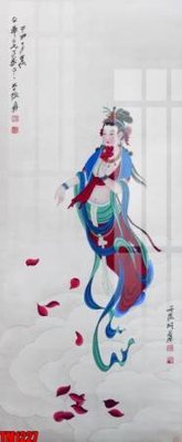 File gốc File tranh thủy mặc trung quốc TM1227 (in tráng gương) sang trọng