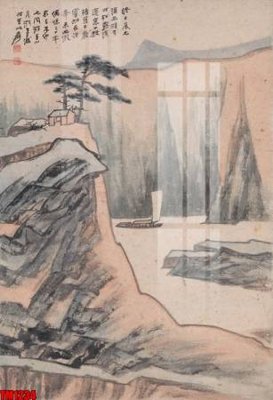 File tranh in mica File tranh thủy mặc trung quốc TM1234 (độ phân giải cao)