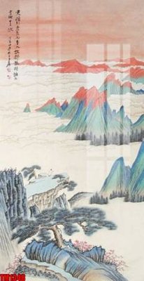 File PSD File tranh thủy mặc trung quốc TM1348 (gốc) nhiều lớp (multi-layer)