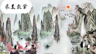 File tranh File tranh thủy mặc TM143 (bản gốc) treo tường