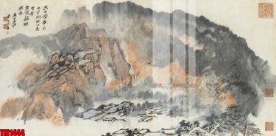 File in mica File tranh thủy mặc trung quốc TM1444 (bản gốc) siêu trong