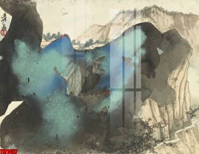 File gốc in ấn File tranh thủy mặc trung quốc TM1467 (sẵn sàng tải về)