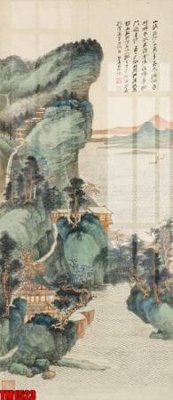 File gốc in ấn File tranh thủy mặc trung quốc TM1523 chuẩn màu CMYK