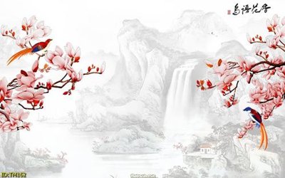 Hình ảnh file gốc in lụa File tranh thủy mặc TM162