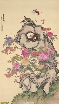 File ảnh File tranh thủy mặc TM17 (gốc) in PP, decal