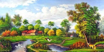 File in ấn chuyên nghiệp File tranh thủy mặc TM176 (file gốc)