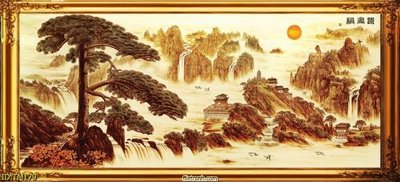 File tranh gốc File tranh thủy mặc TM179 chủ đề hiện đại