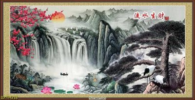 File tranh File tranh thủy mặc TM218 (ảnh gốc) cho in ấn kỹ thuật số