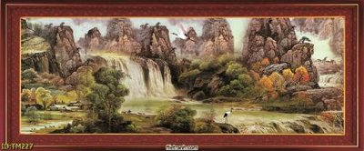 File in mica File tranh thủy mặc TM227 (ảnh gốc) đẹp