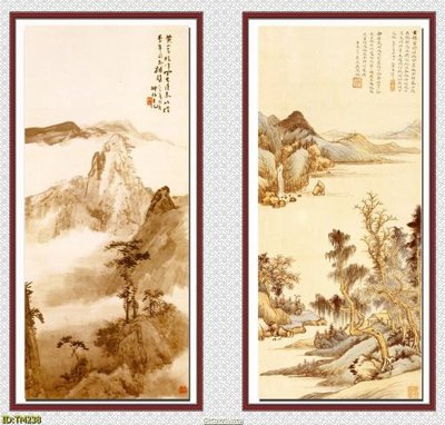 File gốc File tranh thủy mặc TM238 (PNG) chất lượng cao