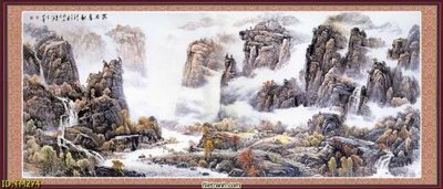 File PSD File tranh thủy mặc TM274 (gốc) tách lớp chi tiết