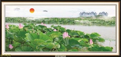 Download file gốc File tranh thủy mặc TM292 (in mica) trong suốt