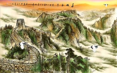 File tranh gốc File tranh thủy mặc TM322 chủ đề hiện đại