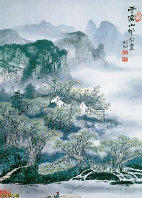 Download file gốc File tranh thủy mặc TM348 (in mica) logo