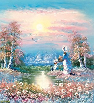 Download file gốc File tranh thủy mặc TM355 (in mica) trang trí