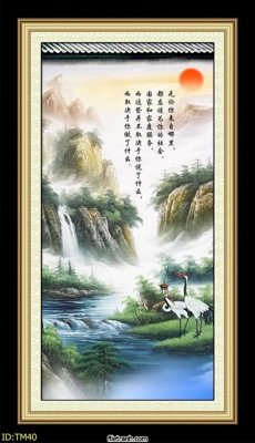 File gốc File tranh thủy mặc TM40 (phiên bản chuẩn) để in ấn