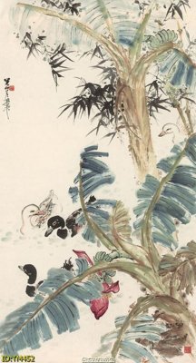 File tranh in mica File tranh thủy mặc TM452 (độ phân giải cao)