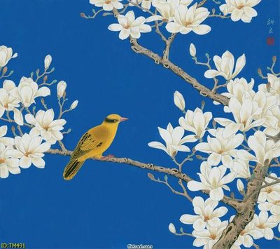 Download file File tranh thủy mặc TM491 (gốc) in mica đèn LED