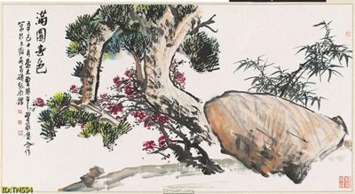 File ảnh File tranh thủy mặc TM554 (gốc) cho trang trí nhà hàng