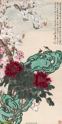 Ảnh gốc File tranh thủy mặc TM555 (siêu chi tiết) để in ấn