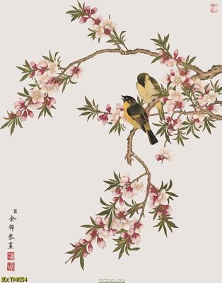 File gốc File tranh thủy mặc TM654 cho in ấn và thiết kế