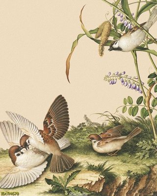 File gốc File tranh thủy mặc TM678 (in mica) cắt laser