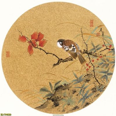 File tranh trang trí File tranh thủy mặc TM689 (file gốc)