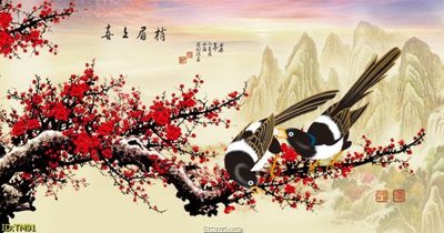 File in trần File tranh thủy mặc TM91 (bản gốc) 5D