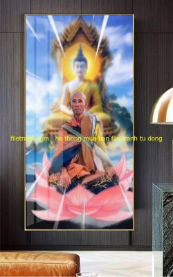 File gốc File tranh thầy thích minh tuệ TMT102 (phong cách) cổ điển