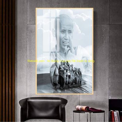 File tranh trang trí File tranh thầy thích minh tuệ TMT112 (file gốc)