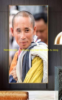 File gốc File tranh thầy thích minh tuệ TMT121 (phong cách) cổ điển