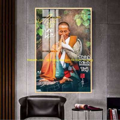 File ảnh File tranh thầy thích minh tuệ TMT126 (gốc) in quảng cáo ngoài trời